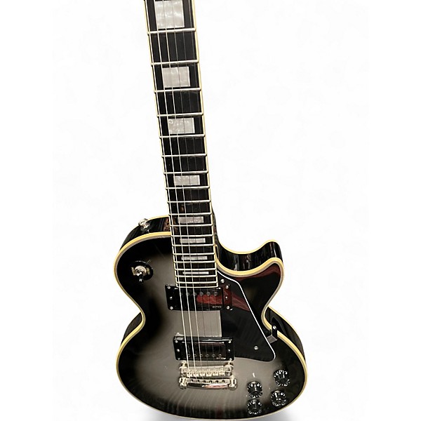 Used Epiphone Les Paul Custom Pro Silverburst Solid Body Electric Guitar