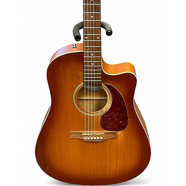 Used Seagull Entourage Rustic Cutaway Tobacco Burst Acoustic Electric Guitar