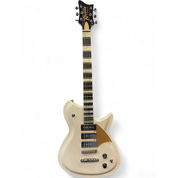 Used Rivolta Combinata viii ivory Solid Body Electric Guitar