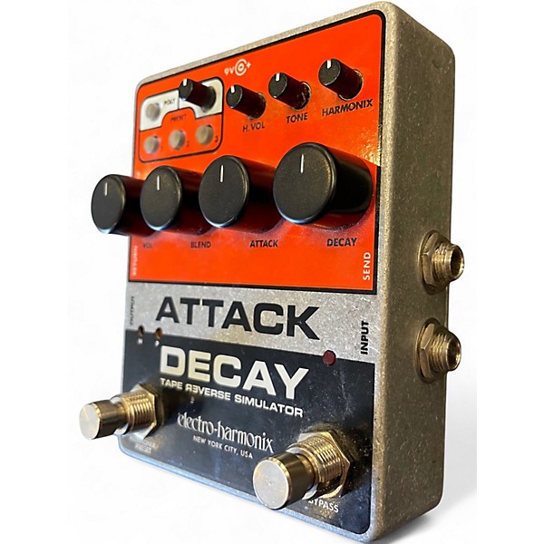 Used Electro-Harmonix ATTACK AND RELEASE TAPE REVERSE SIMULATOR Pedal