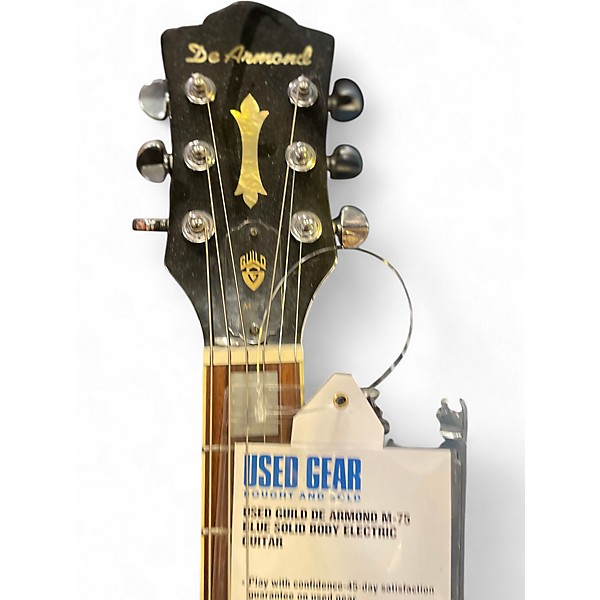 Used Guild DE ARMOND M-75 Blue Solid Body Electric Guitar