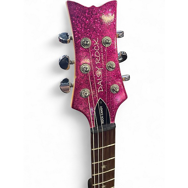Used Daisy Rock Rock Candy Classic Atomic Pink Solid Body Electric Guitar