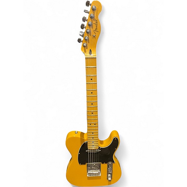 Used Fender Player Telecaster Yellow Solid Body Electric Guitar