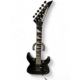 Used Jackson JS32TQ Dinky Trans Black Solid Body Electric Guitar