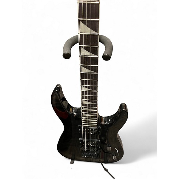 Used Jackson JS32TQ Dinky Trans Black Solid Body Electric Guitar