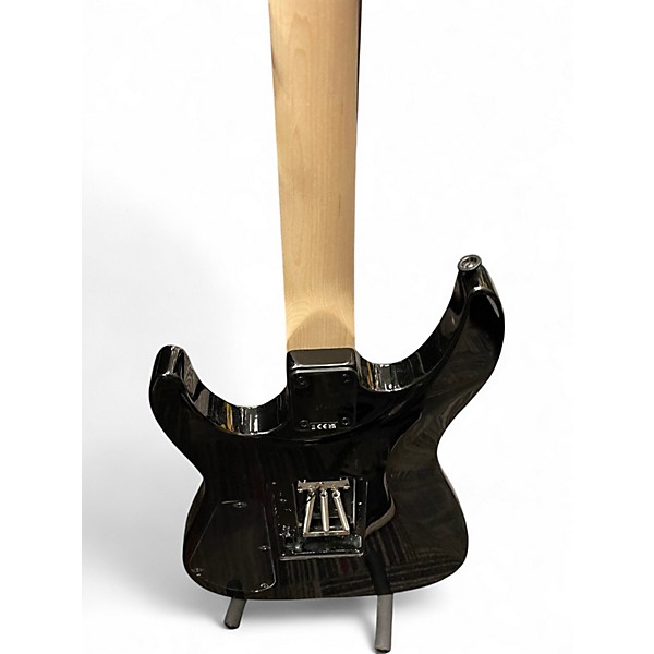 Used Jackson JS32TQ Dinky Trans Black Solid Body Electric Guitar