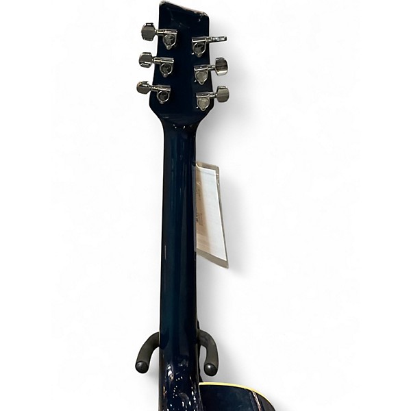 Used Kona K1TBL Trans Blue Acoustic Guitar