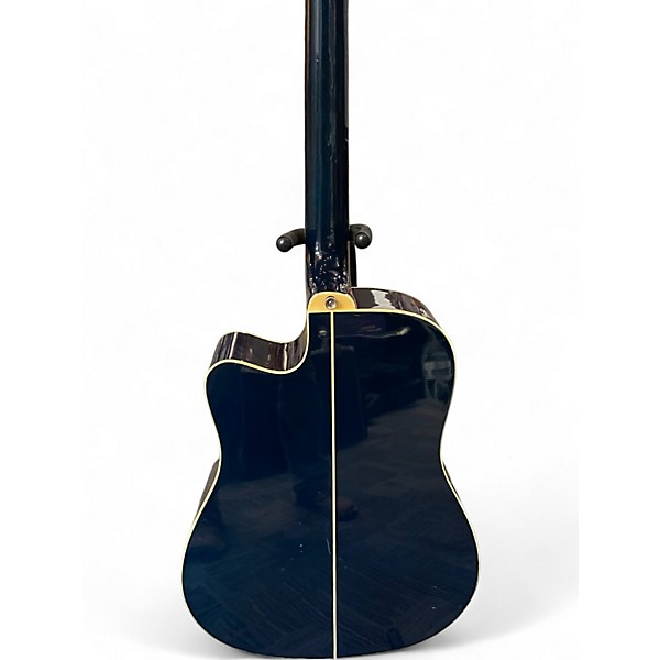Used Kona K1TBL Trans Blue Acoustic Guitar