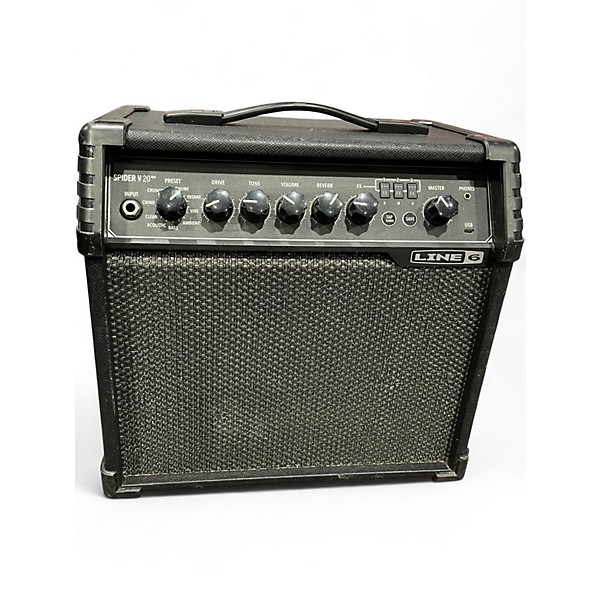 Used Line 6 Spider V 20 MkII 20w 1x8 Guitar Combo Amp