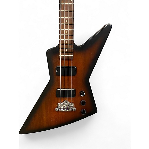 Used 2012 Gibson Explorer Bass Tobacco Burst Electric Bass Guitar