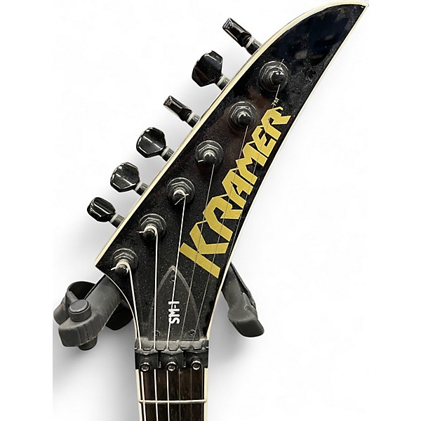 Used Kramer SM1 Black Solid Body Electric Guitar