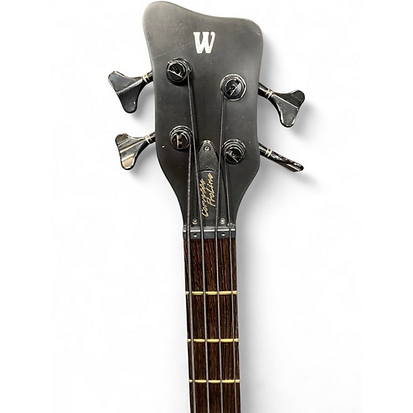 Used Warwick Corvette 4 String trans red Electric Bass Guitar