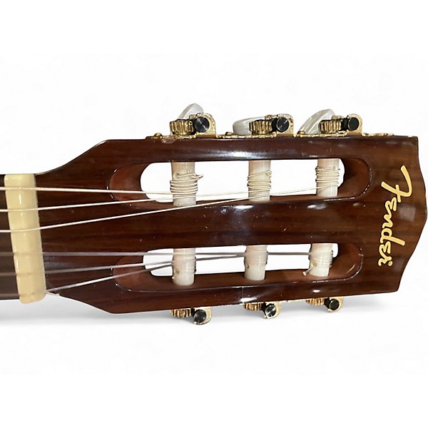 Used Fender CDN240SCE Natural Classical Acoustic Electric Guitar
