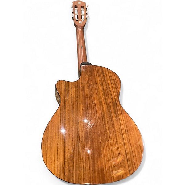 Used Fender CDN240SCE Natural Classical Acoustic Electric Guitar