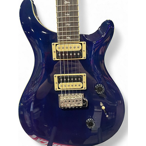 Used PRS SE Standard 24 Trans Blue Solid Body Electric Guitar