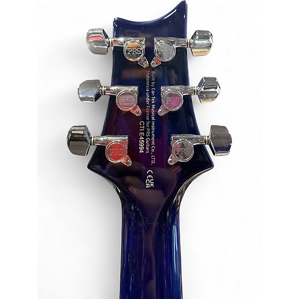 Used PRS SE Standard 24 Trans Blue Solid Body Electric Guitar