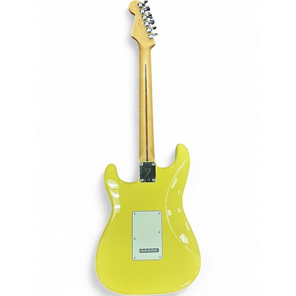 Used Fender Player Stratocaster Yellow Solid Body Electric Guitar