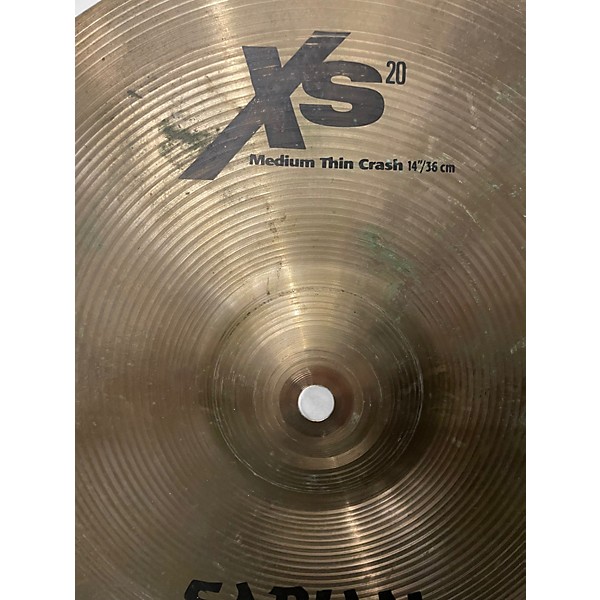 Used SABIAN 14in XS20 Medium Thin Crash Cymbal