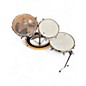 Used DW 4 Piece Performance Series 4-Piece Low Pro Travel Shell Pack White Marine Pearl Drum Kit thumbnail