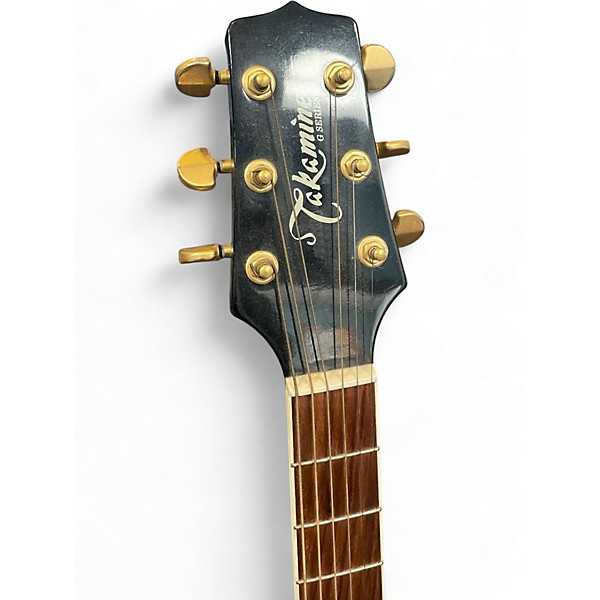 Used Takamine EG334BC Black Acoustic Electric Guitar