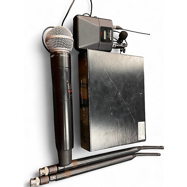 Used Shure QLXD4/85 Combo Wireless Handheld and Lavalier Microphone Wireless System