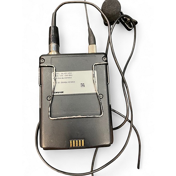 Used Shure QLXD4/85 Combo Wireless Handheld and Lavalier Microphone Wireless System