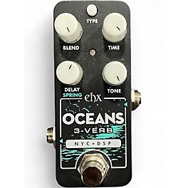 Used Electro-Harmonix Oceans 3 Verb Effect Pedal