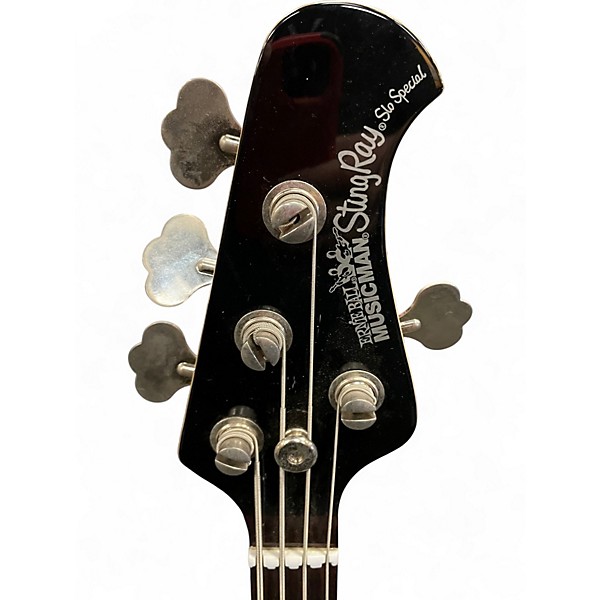 Used Earnie Ball Music Man Stingray Slo Speciall Black Electric Bass Guitar