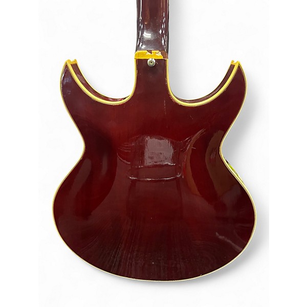 Vintage 1969 Harptone 510-C Burgundy Solid Body Electric Guitar