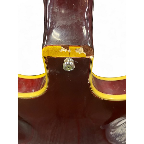 Vintage 1969 Harptone 510-C Burgundy Solid Body Electric Guitar