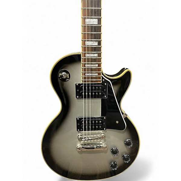 Used Epiphone Les Paul Custom Pro Silver Burst Solid Body Electric Guitar