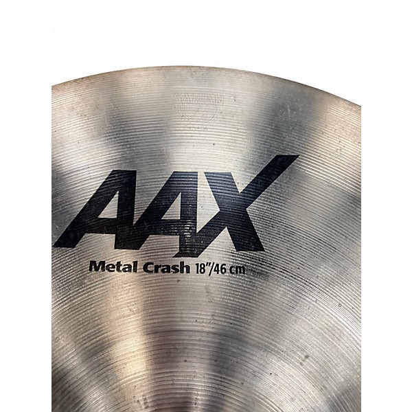 Used SABIAN 18in AA Medium Thin Crash Cymbal
