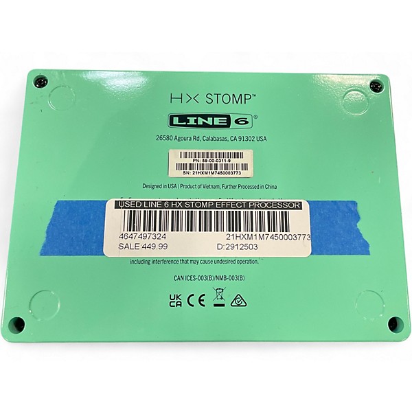 Used Line 6 HX Stomp Effect Processor