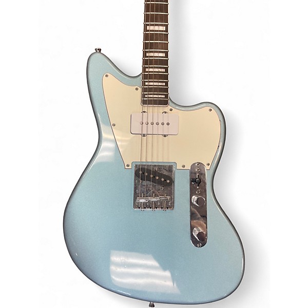 Used Squier LIMITED EDITION PARANORMAL OFFSET TELECASTER SJ Ice Blue Metallic Solid Body Electric Guitar
