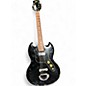 Used Lyle Double Cut Black Solid Body Electric Guitar thumbnail