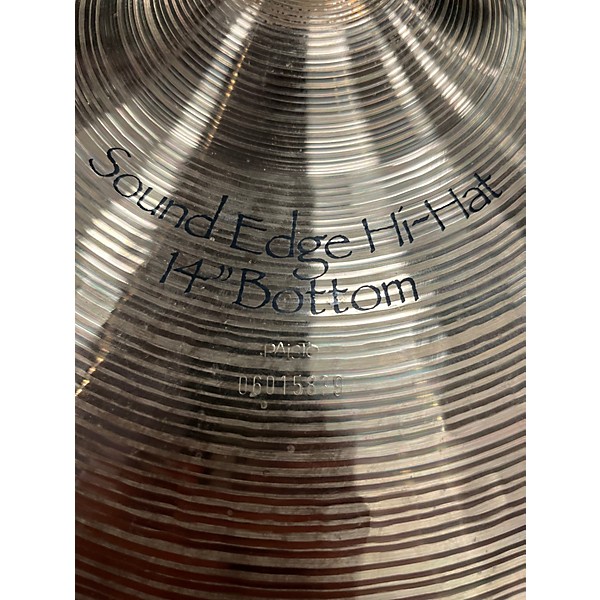 Used Paiste 14in Sound Edge Hi Hat Bottom Cymbal