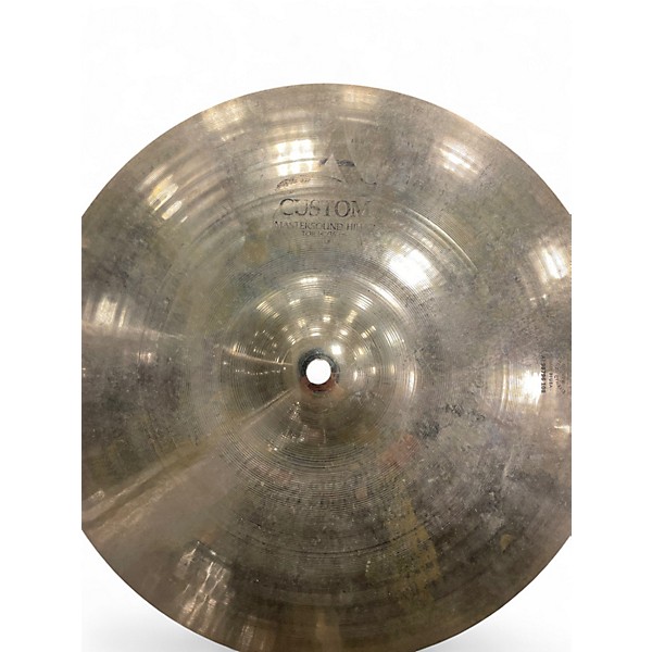 Used Zildjian 14in A Custom Mastersound Hi Hat Pair Cymbal