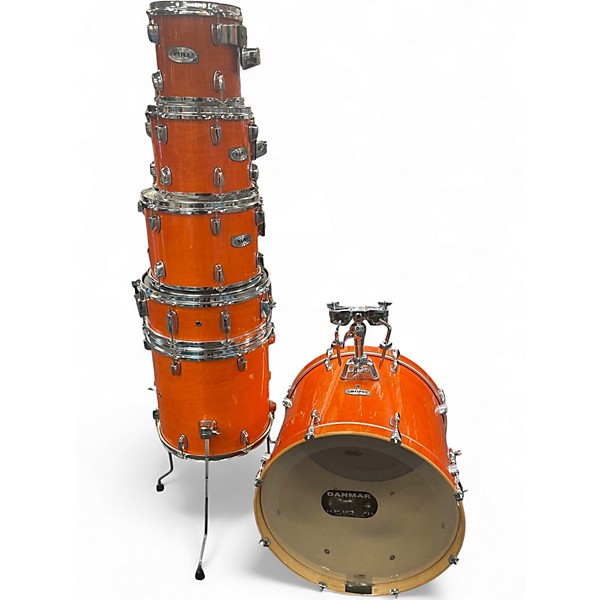 Used Mapex 6 Piece Mapex 5 Piece PRO M Natural Drum Kit BURNT ORANGE Drum Kit