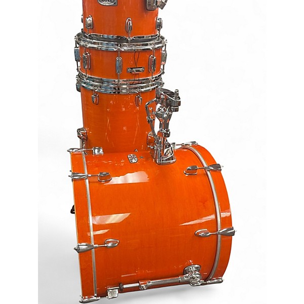 Used Mapex 6 Piece Mapex 5 Piece PRO M Natural Drum Kit BURNT ORANGE Drum Kit