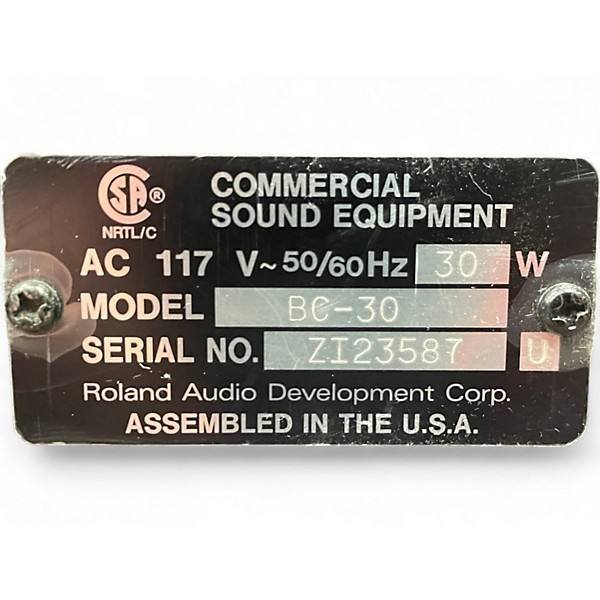 Used Roland bc 30  Guitar Combo Amp