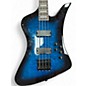 Used Jackson JS3Q Trans Blue Electric Bass Guitar