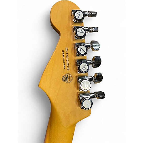 Used Fender 75TH ANNIVERSARY CMRTV 2 COLOR BOURBON BURST Solid Body Electric Guitar