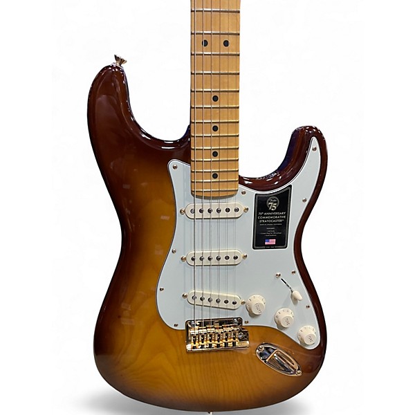 Used Fender AMERICAN ULTRA LUXE STRAT 2 Color Sunburst Solid Body Electric Guitar