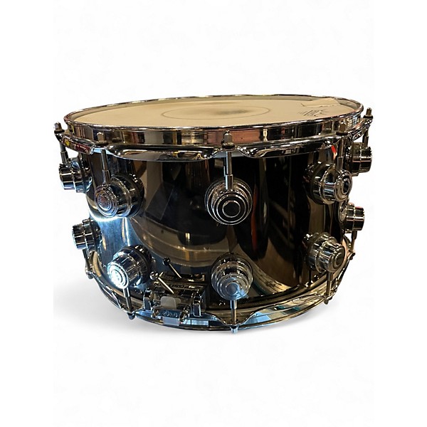 Used DW 8X14 COLLECTOR SERIES BLACK NICKEL OVER BRASS Drum
