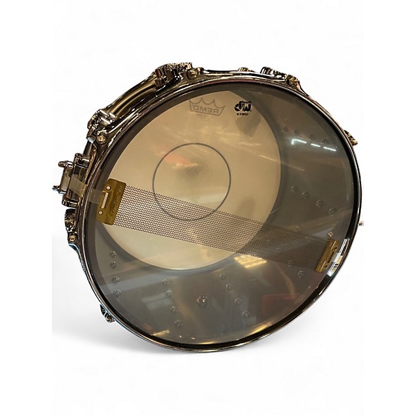 Used DW 8X14 COLLECTOR SERIES BLACK NICKEL OVER BRASS Drum