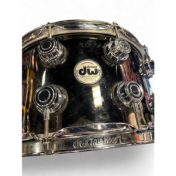 Used DW 8X14 COLLECTOR SERIES BLACK NICKEL OVER BRASS Drum