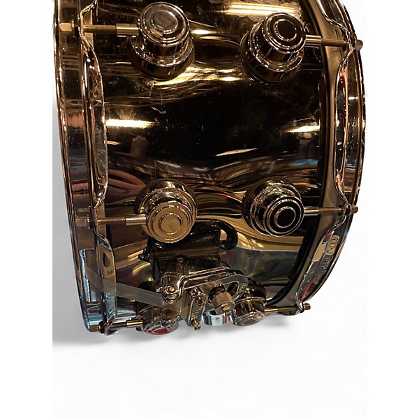 Used DW 8X14 COLLECTOR SERIES BLACK NICKEL OVER BRASS Drum