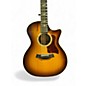 Used Taylor Custom 414ce Limited Edition V-Class Shaded Edge Burst Acoustic Electric Guitar