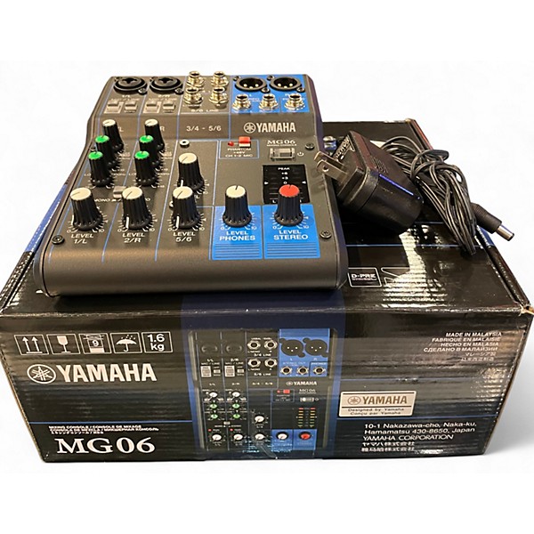 Used Yamaha MG06 Unpowered Mixer