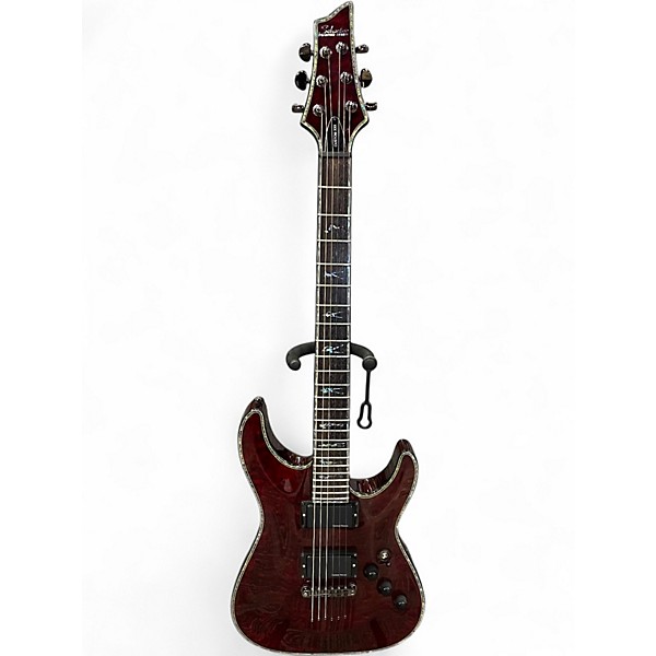 Used Schecter Guitar Research Custom XXX Hellraiser C1 Black Cherry Solid Body Electric Guitar